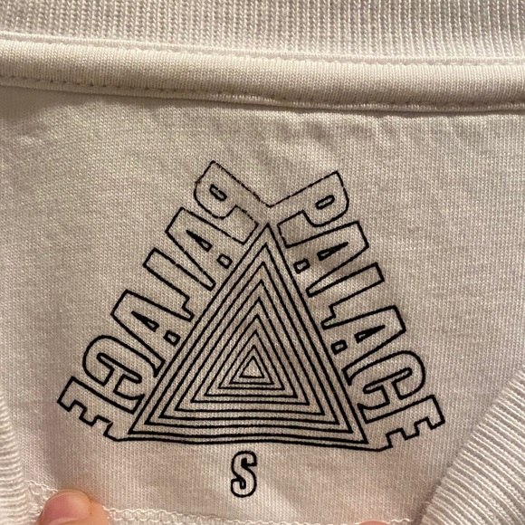 🆕Palace Par Crew in White FW18, size small - Picture 4 of 7